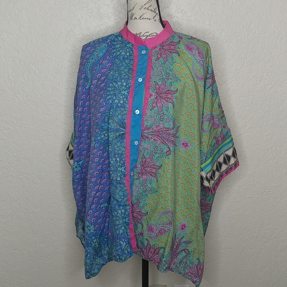 Ethnic Multicolored‎ Top Size S